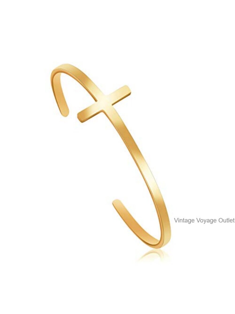 Stainless Steel Cross Bible Verse Cuff Bangle Christian Gift